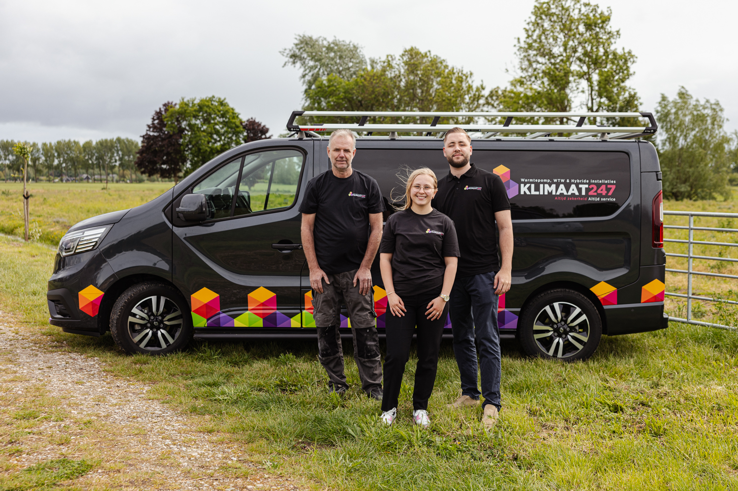 Team Klimaat247 voor de servicebus
